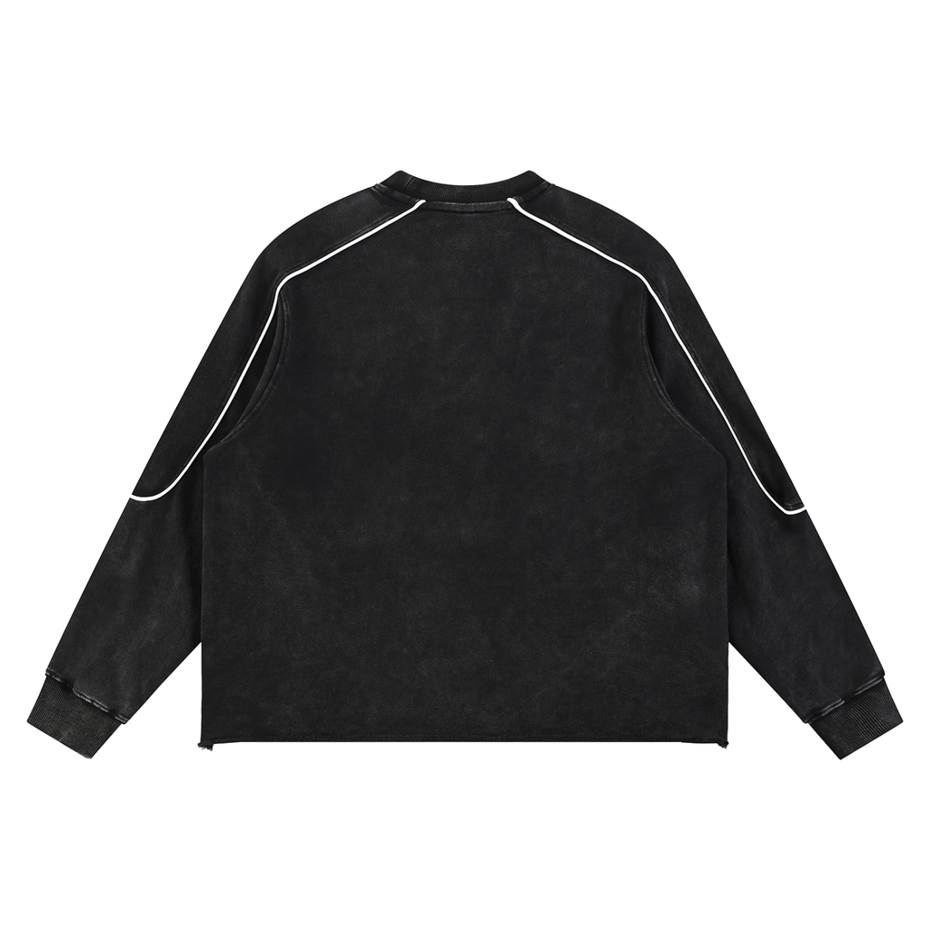 Mineral Wash Hem Sweatshirt